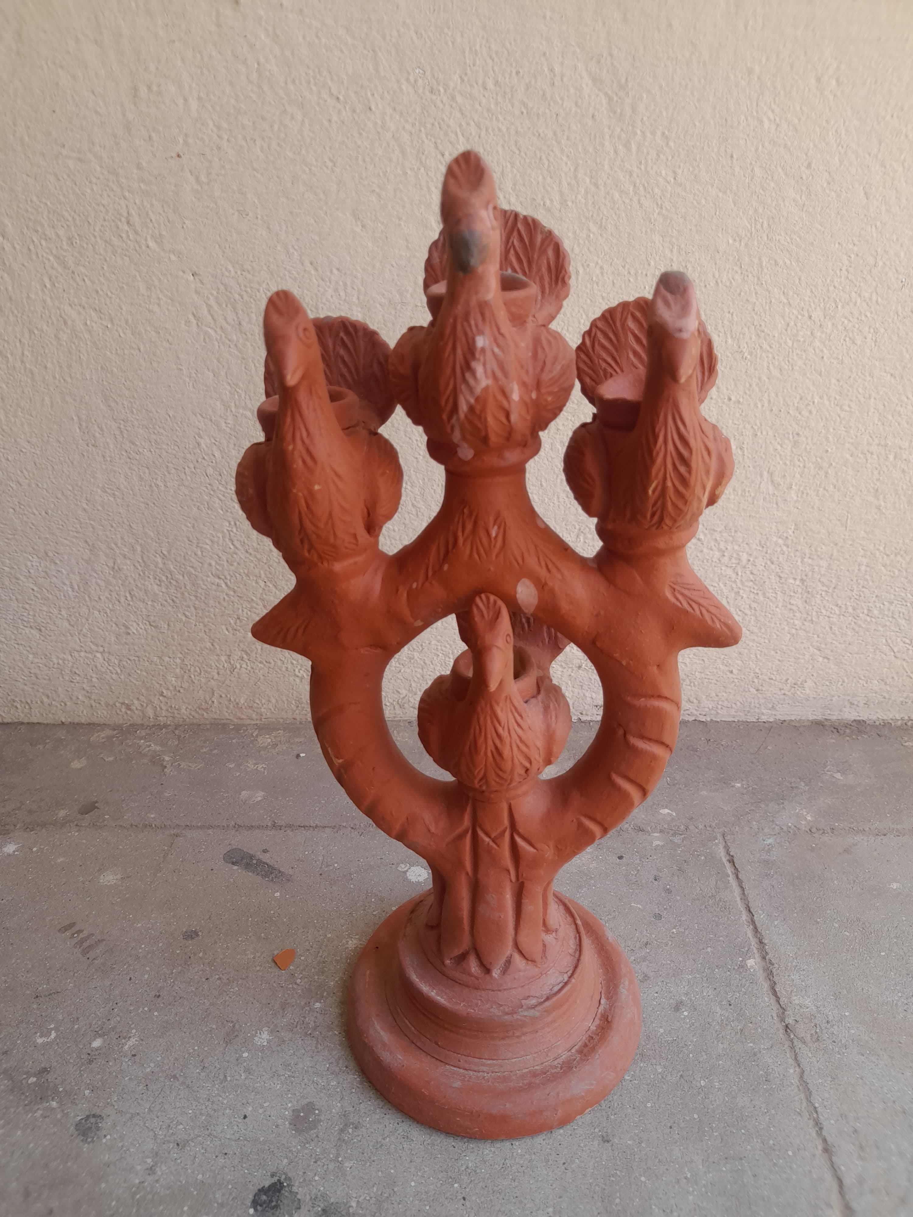 Pigeon Face Candle Holder